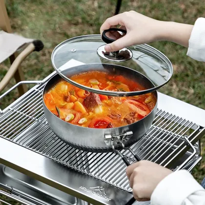 Suitable For All Stove Top No-stick Honeycomb Fry pan Stainless Steel frying wok pan