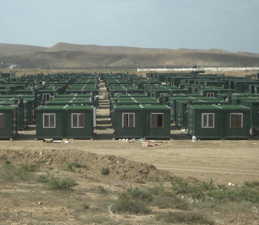 Bewegbaar en Camouflage Color Painted Container House