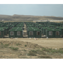 Fácil de instalar casa Modular do acampamento militar de recipiente