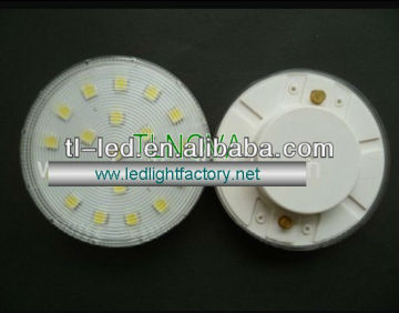 2013 Hot sale GX53 LED Licht 20SMD 30SMD LED Cabinet light with plastic or glass cover