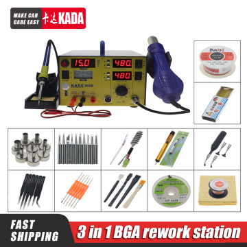 KADA 903D hot air gun / soldering station / power supply three-in-one multi-function desoldering station with digital display