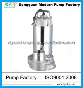 QD series precision casting stainless steel submersible sewage pump