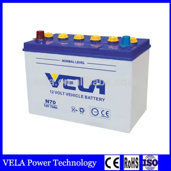 Factory Competitive Price Good Quality N70 Dry Charged Lead Acid Car Battery