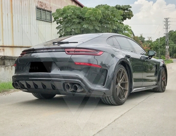 Tech Style Half Carbon Fiber Wide Body Kits for Porsche Panamera 971