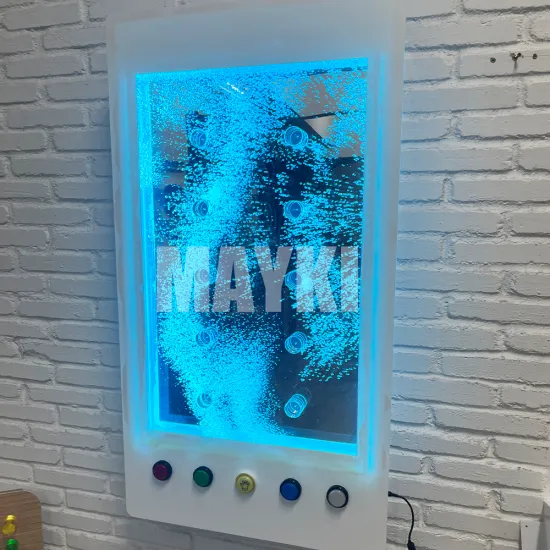 LED Bubble Tube Water Bubble Wall Hanging Panel Sensory Toy Light