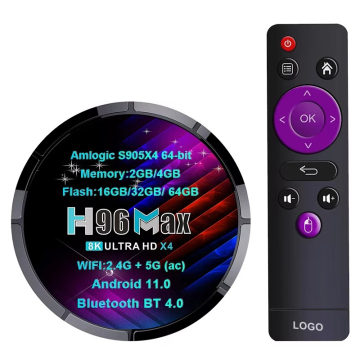 Wholesale H96max TV Box: 4GB RAM 64GB ROM Android 11 Streaming Device