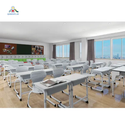 Primary and Secondary School Classroom Furniture Sets: Desks and Chairs