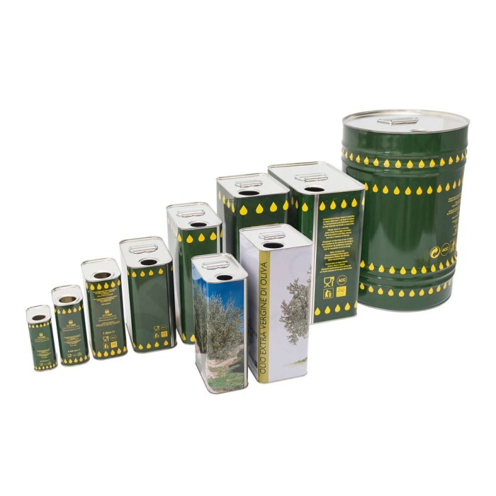 DADI 5L Round Olive Oil Packaging Tin Can