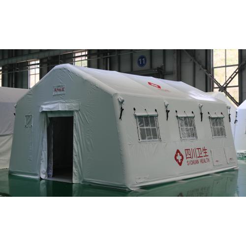 White PVC Fabric Inflatable Tent for Medical Purposes