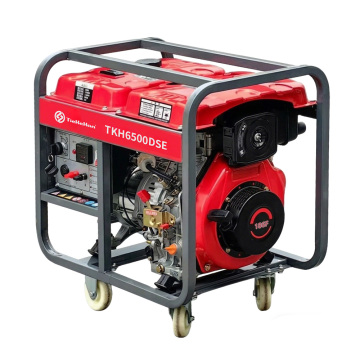 Generador diésel portátil de tipo abierto de 5kW y 5,5kW