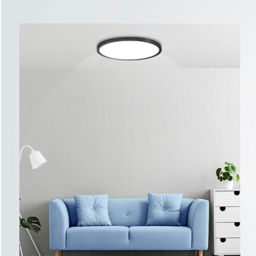 TUYA WIFI Smart Ceiling Light, 24W RGB 3CCT, Slim and Simple for Living Room