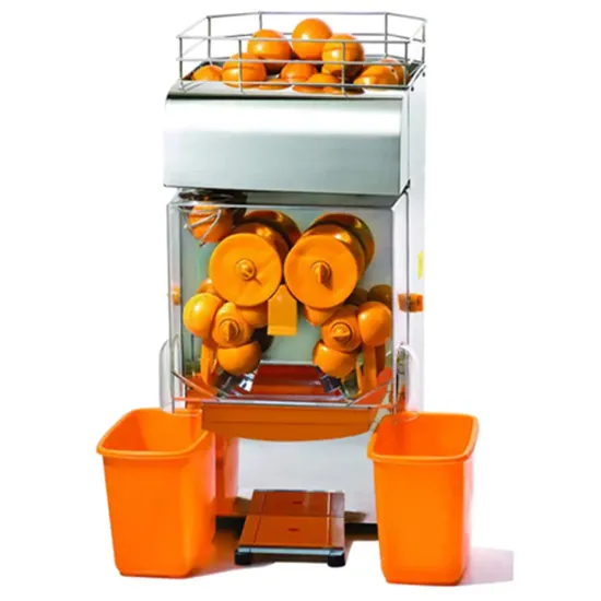 Stainless Steel Automatic Commercial Orange Juicer Machine 2000E4
