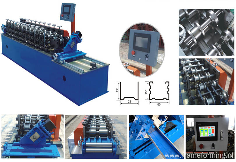 Metal Studs Drywall Profile Roll Forming Equipment