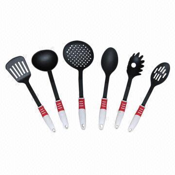 Nylon Kitchenware with TPR Handle, Resistant to High-temperature, Practical and durable