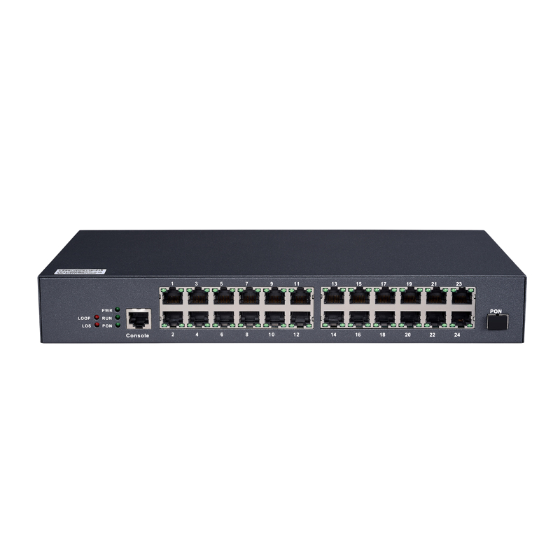 Optical Fiber EPON ONU With 24FE RJ45 Ports