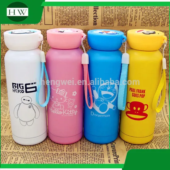 mini portable stainless steel vacuum tube sealed sport travel drinking water bottle mug cup with rope