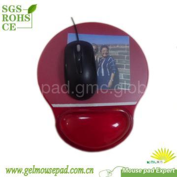 transparent gel mouse pad with photo insert