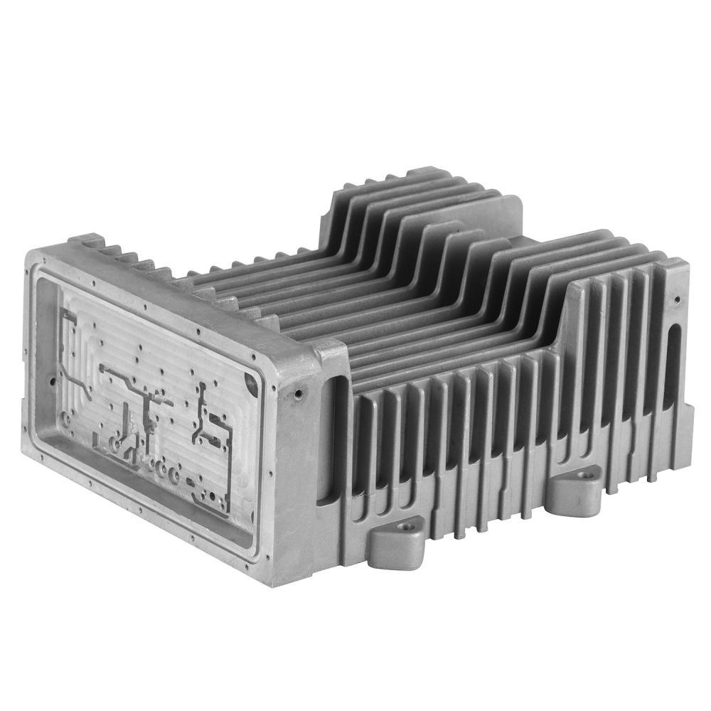 Partes de fundición de aluminio del intercambiador de señales ADC12