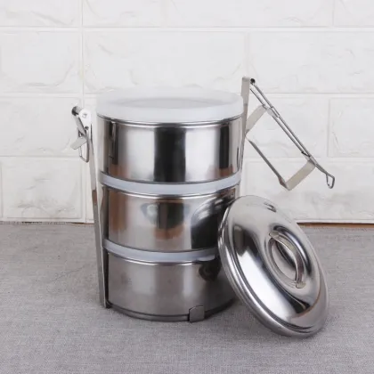 Airtight Stainless Steel Indian Tiffin Box for Food Carrier