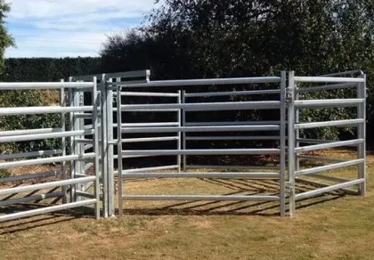 Galvanized Bull Cattle Fence Panel Wholesale Farm Fencing