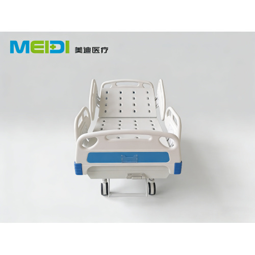 Hospital Bed Single Crank Punching Bed Board with Four Guardrails