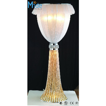 Modern glass floor lamp