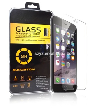 Wholesale 9 h hardness 0.33mm tempered glass screen protector for iphone 5 6 7