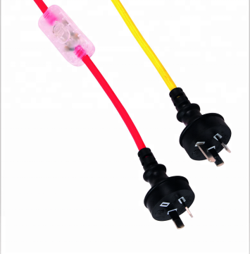 SAA Approved Textile Cable with On-off Switch for Pendant Lamp Cord Set in Australia