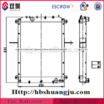 High quality promotional sell well radiator for truck