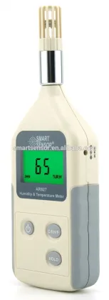 Digital temperature and humidity meter AR827