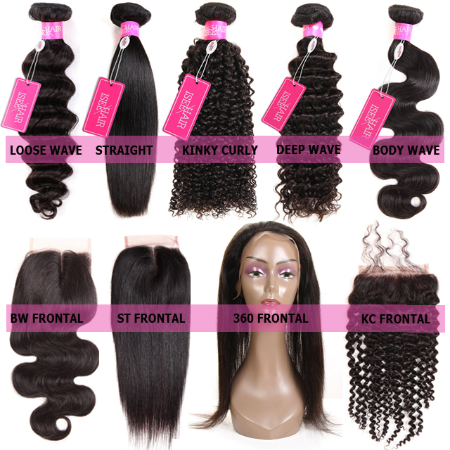 4 Bundles Brazilian Hair With 4X4 Closure Hair Raw Unprocessed Virgin Hair