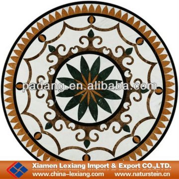 Marble floor medallions