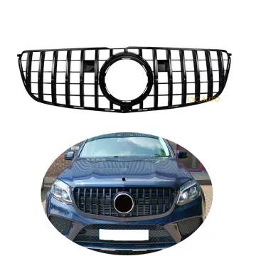 Front Bumper Grille GT Panamericana Style for Mercedes-Benz GLS Class X166 2016-2019