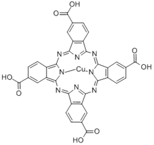 Cuprate(4-),[29H,31H-phthalocyanine-2,9,16,23-tetracarboxylato(6-)-kN29,kN30,kN31,kN32]-, hydrogen (1:4),( 57276181,SP-4-1) CAS 16337-64-7