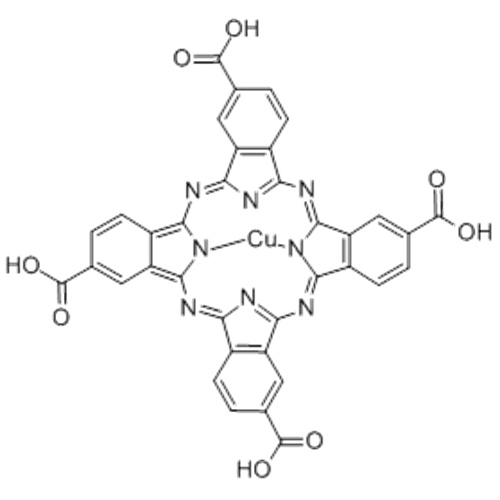 कप्रेट (4 -), [29H, 31H-phthalocyanine-2,9,16,23-tetracarboxylato (6 -) - kN29, kN30, kN31, kN32] -, हाइड्रोजन (1: 4), (57276181, SP-4 -1) कैस 16337-64-7