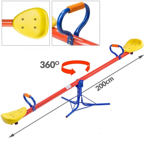 Rotating Seesaw 360 Degree Rotating Child Outdoor Garden Seesaw Supplier