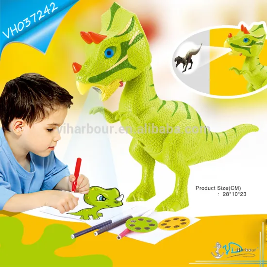Dinosaur Kids Drawing Picture Projector Toys 4 in 1