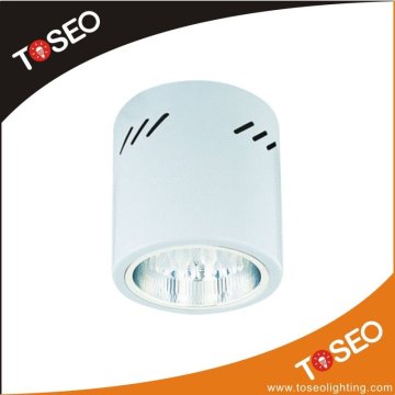 vertical E27 energy saving round white reflector