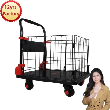 12 Years Factory Direct Stainless Steel Hand Truck Folding Trolley Cart