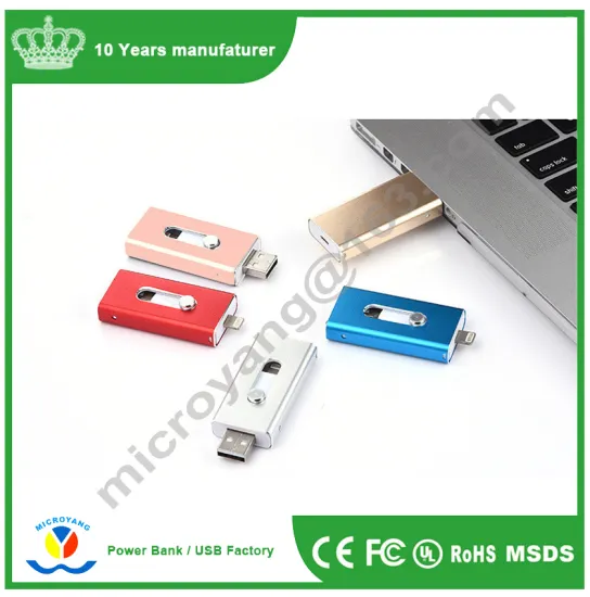 4g 8g 16g 32g 64g 128g 3 in 1 usb 3.0 type Pendrive Otg usb flash drive for iphone & android & pc