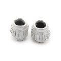 Silver Newborn Baby Leather Unisex Moccasins