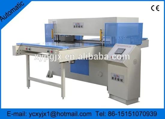 100T automatic CNC die cutting press machine/leather cutting machine
