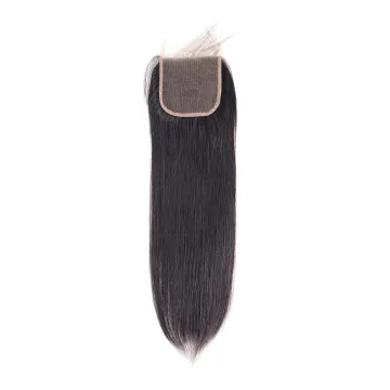 Wholesale Preplucked Human Hair Lace Closure 4x4 Lace Closure Swiss Lace Closure Straight Body With Baby Hair 8-20Inch