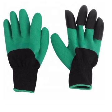 Professional High Quality Garden Labor Protection Black Claws Digging Gloves Wholesale Manufacturer