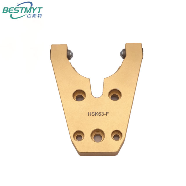 HSK63F ATC CNC Aluminio Tenedor de herramientas de herramientas de oro