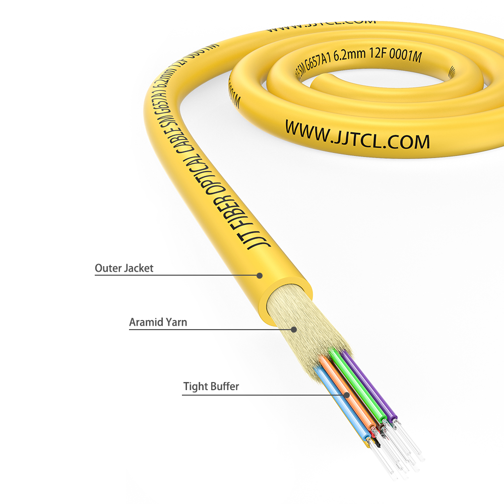 استخدام كابل توزيع 12Fiber في FTTH/FTTA