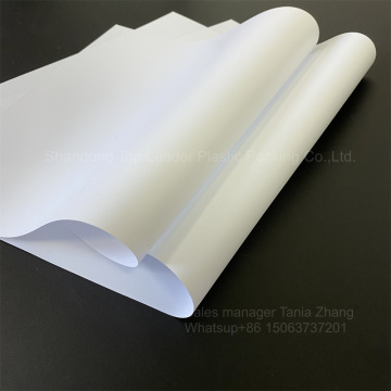 100mic high quality White PET-G film sheet