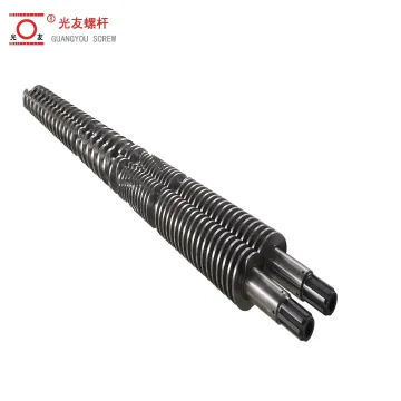 Precision-machined alloy twin screw barrel