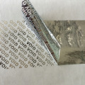 Alunium metal self adhesive label paper roll sticker
