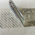 Custom holographic tamper evident void label for sale